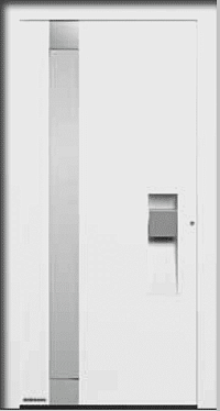 Двери входные алюминиевые ThermoCarbon Hormann - Мотив 306 в Зернограде